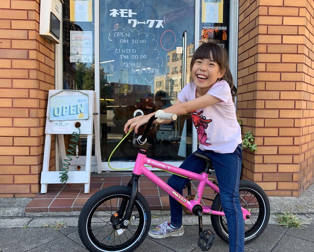 可愛いBMX！
14インチ、タイヤ交換。
ありがとうございました